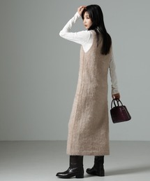 NANO universe | シャギーニットワンピース(ワンピース)