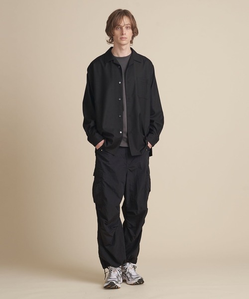 UNITED ARROWS(ユナイテッドアローズ)の「【マルチサイズ】ドレープ オープンカラーシャツ ーセットアップ対応ー(シャツ/ブラウス・メンズ・ダークグレー/ネイビー/ベージュ/ブラック/オリーブ/ブラウン・マルチサイズ)」の13枚目の写真