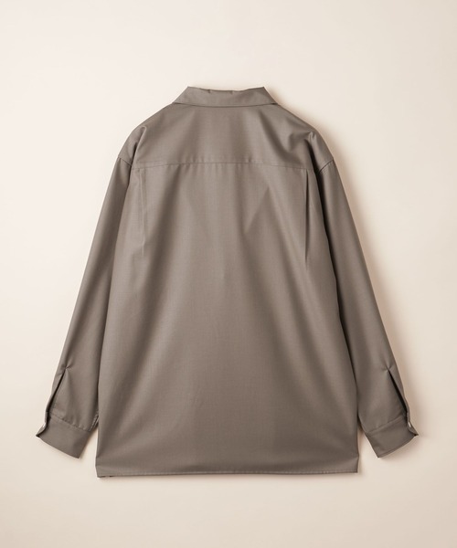 マルチサイズ】ドレープ オープンカラーシャツ ーセットアップ対応ー