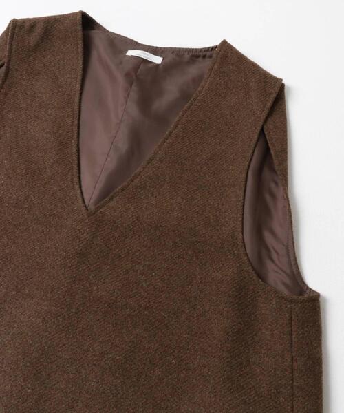 ITEMS URBANRESEARCH(アイテムズ アーバンリサーチ)の「Vネックジレ(シャツ/ブラウス・レディース・チャコールグレー/グレー/ブラウン・FREE)」の7枚目の写真