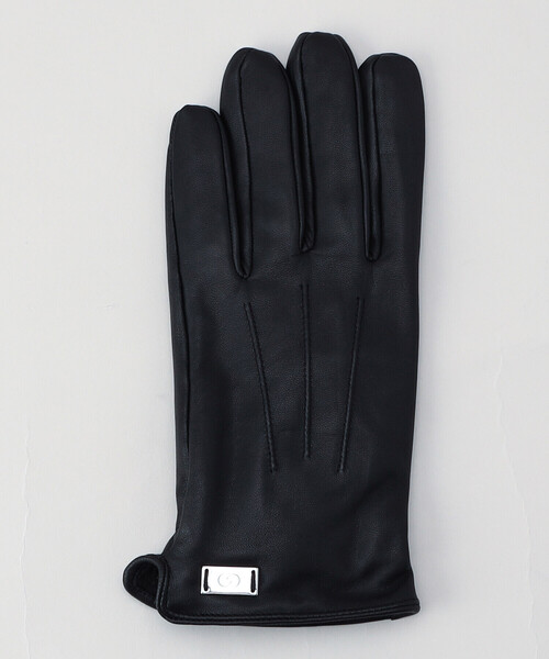 COMME CA MEN（コムサメン）の「レザー グローブ（手袋・メンズ・ブラック/ダークブラウン・FREE）」の2枚目の写真