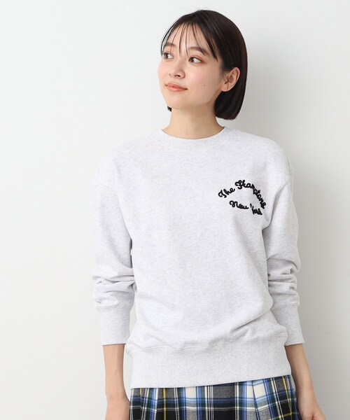 【セール】【ユニセックス】チェーン刺繍スウェット（Tシャツ/カットソー）｜Dessin（デッサン）