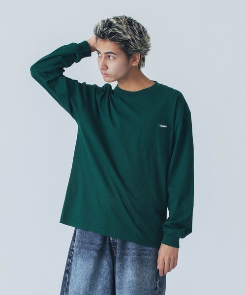 大人気 売切れ前に XLARGE STANDARD LOGO TAG L/S POCKET TEE STANDARD LOGO TAG L/S POCKET TEE(Tシャツ/カットソー