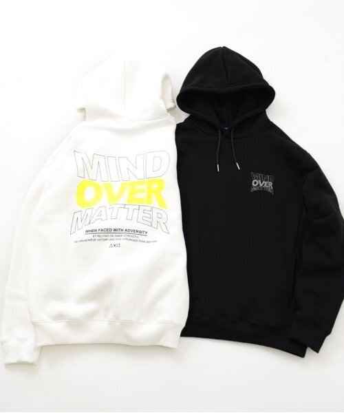 GLAZOS（グラソス）の「【大人向けサイズあり】【あったか】裏起毛・バックリフレクタープリントパーカー（パーカー・キッズ・ブラック/ホワイト・M/S/LL/L）」の9枚目の写真