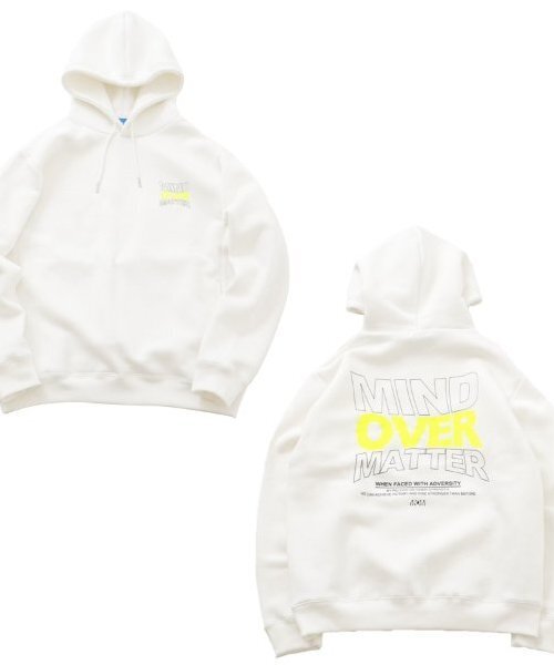 GLAZOS（グラソス）の「【大人向けサイズあり】【あったか】裏起毛・バックリフレクタープリントパーカー（パーカー・キッズ・ブラック/ホワイト・M/S/LL/L）」の10枚目の写真