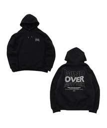 GLAZOS | 【あったか】裏起毛・バックリフレクタープリントパーカー(パーカー)