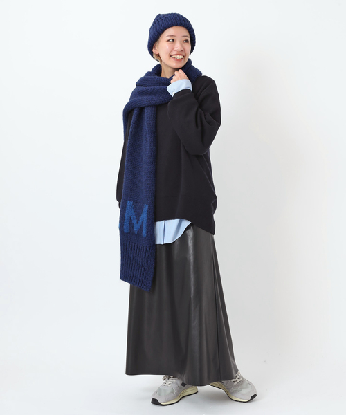 LOREAK MENDIAN（ロリークメンディアン）の「【LOREAK MENDIAN】 ニットキャップ（ハット・レディース・ブルー/オレンジ・FREE）」の6枚目の写真