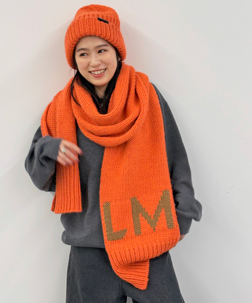 LOREAK MENDIAN（ロリークメンディアン）の「【LOREAK MENDIAN】 ニットキャップ（ハット・レディース・ブルー/オレンジ・FREE）」の7枚目の写真