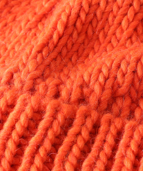 LOREAK MENDIAN（ロリークメンディアン）の「【LOREAK MENDIAN】 ニットキャップ（ハット・レディース・ブルー/オレンジ・FREE）」の16枚目の写真