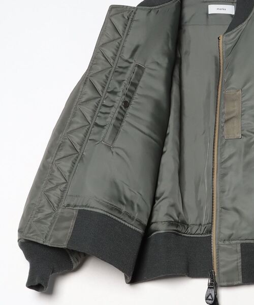 marka（マーカ）の「marka / マーカ : MA-1 - nylon twill - : M24C-18BL02C[COR]（MA-1・メンズ・セージグリーン・2(M)/1(S)/3(L)）」の15枚目の写真