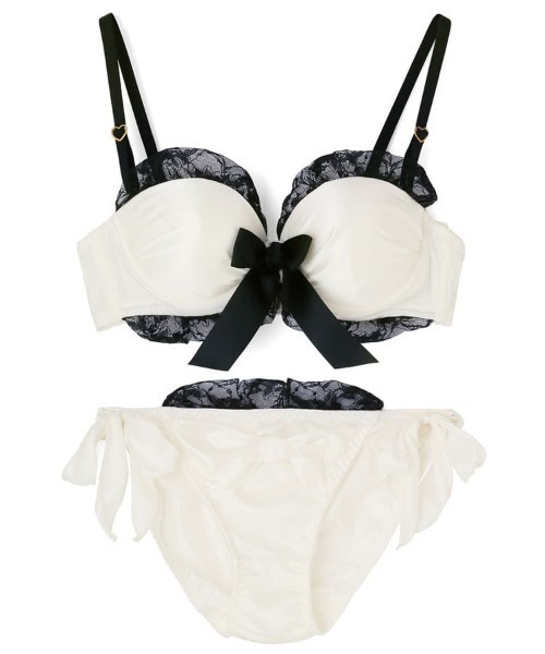 セール】セクシーハーフブラジャー＆ショーツセット（ブラ