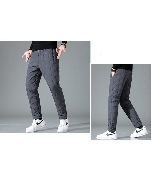 NEW GENTLEMAN（ニュージェントルマン）の「メリー 裏ボア ホットジョガーパンツ　暖パン（その他パンツ・メンズ・ブラック/ブラック系その他/グレー/ダークグレー・S/M/L）」の14枚目の写真