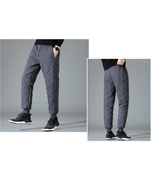 NEW GENTLEMAN（ニュージェントルマン）の「メリー 裏ボア ホットジョガーパンツ　暖パン（その他パンツ・メンズ・ブラック/ブラック系その他/グレー/ダークグレー・S/M/L）」の16枚目の写真