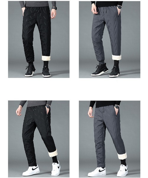 NEW GENTLEMAN（ニュージェントルマン）の「メリー 裏ボア ホットジョガーパンツ　暖パン（その他パンツ・メンズ・ブラック/ブラック系その他/グレー/ダークグレー・S/M/L）」の17枚目の写真