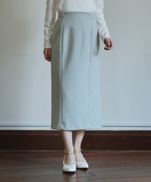 Sirin（シリン）の「圧縮ウールライクIラインスカート《日本製》（スカート）」