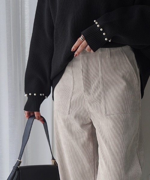 すっきり見えコーデュロイパンツ（その他パンツ）｜HUG.U（ハグユー