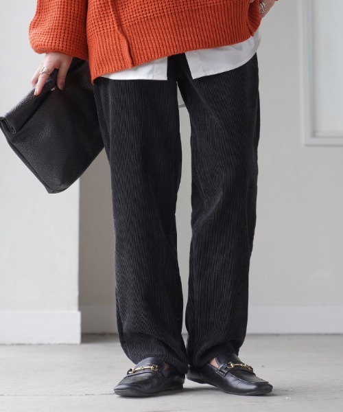 すっきり見えコーデュロイパンツ（その他パンツ）｜HUG.U（ハグユー