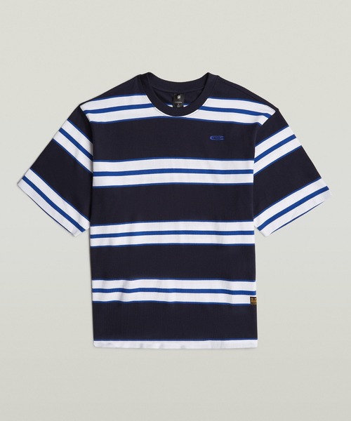 SALE☆ボーダー【COACH】ストライプ Tシャツ セール】STRIPE BOXY T-SHIRT/ボーダーストライプオーバーサイズ