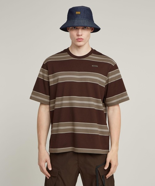 SALE☆ボーダー【COACH】ストライプ Tシャツ セール】STRIPE BOXY T-SHIRT/ボーダーストライプオーバーサイズ