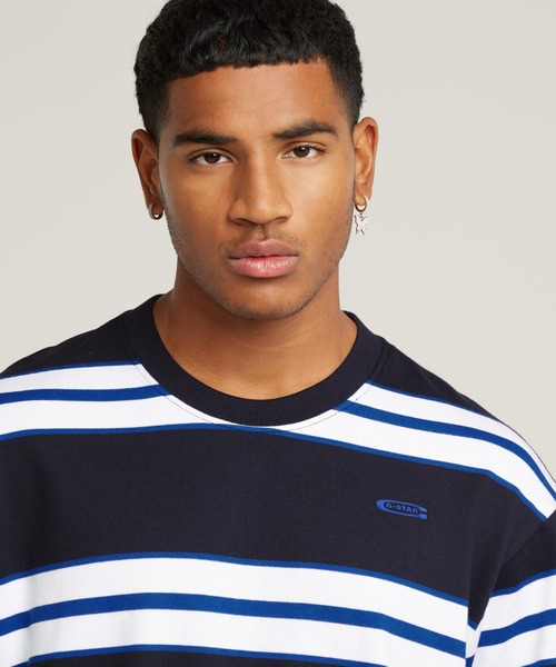 セール】STRIPE BOXY T-SHIRT/ボーダーストライプオーバーサイズ