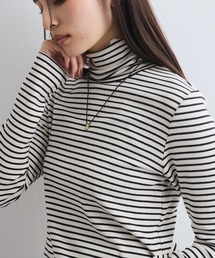 VIS | 【静電気防止】ハイネック裏起毛テレコカットソー(Tシャツ/カットソー)
