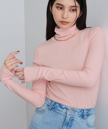 VIS | 【静電気防止】ハイネック裏起毛テレコカットソー(Tシャツ/カットソー)