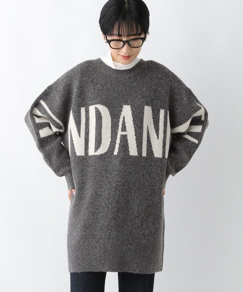 LEPSIM(レプシィム)の「5ゲージロゴチュニックカーディガンワンピース 284494(チュニック・レディース・チャコールグレー/ネイビー/ベージュ・FREE)」の1枚目の写真