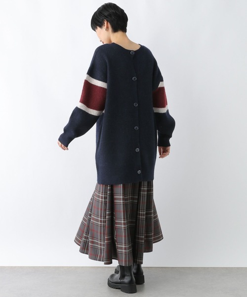 LEPSIM(レプシィム)の「5ゲージロゴチュニックカーディガンワンピース 284494(チュニック・レディース・チャコールグレー/ネイビー/ベージュ・FREE)」の21枚目の写真