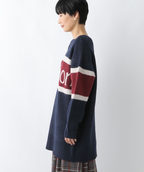 LEPSIM(レプシィム)の「5ゲージロゴチュニックカーディガンワンピース 284494(チュニック・レディース・チャコールグレー/ネイビー/ベージュ・FREE)」の19枚目の写真