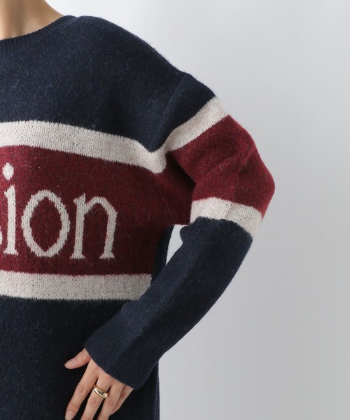 LEPSIM(レプシィム)の「5ゲージロゴチュニックカーディガンワンピース 284494(チュニック・レディース・チャコールグレー/ネイビー/ベージュ・FREE)」の15枚目の写真