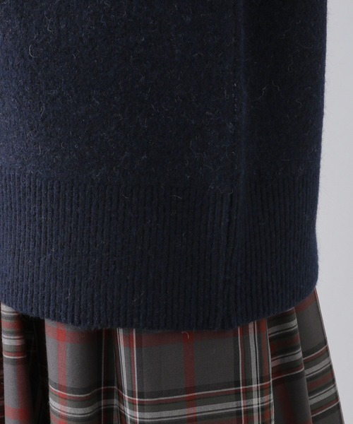 LEPSIM(レプシィム)の「5ゲージロゴチュニックカーディガンワンピース 284494(チュニック・レディース・チャコールグレー/ネイビー/ベージュ・FREE)」の12枚目の写真