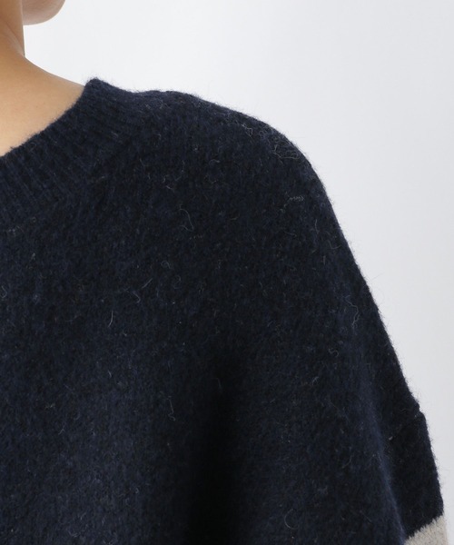 LEPSIM(レプシィム)の「5ゲージロゴチュニックカーディガンワンピース 284494(チュニック・レディース・チャコールグレー/ネイビー/ベージュ・FREE)」の10枚目の写真