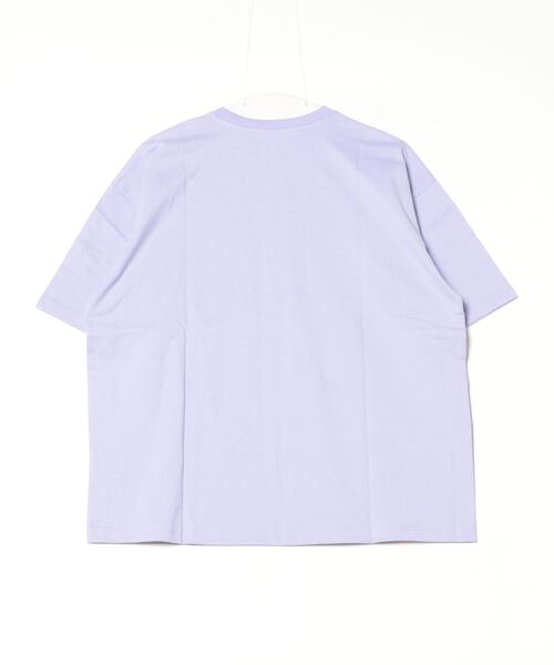 MILKFED.（ミルクフェド）の「ARCH LOGO WIDE S/S TEE（Tシャツ/カットソー・レディース・ブラック/ホワイト/ライトパープル・ONE SIZE）」の12枚目の写真