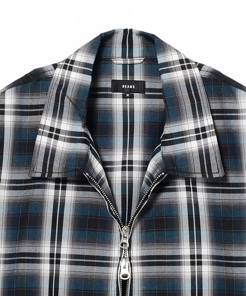 【美品】 ビームス 男の子 130cm 3点セット チェック ネイビー ブルー B:MING by BEAMS（ビーミングバイビームス）の「B:MING by BEAMS