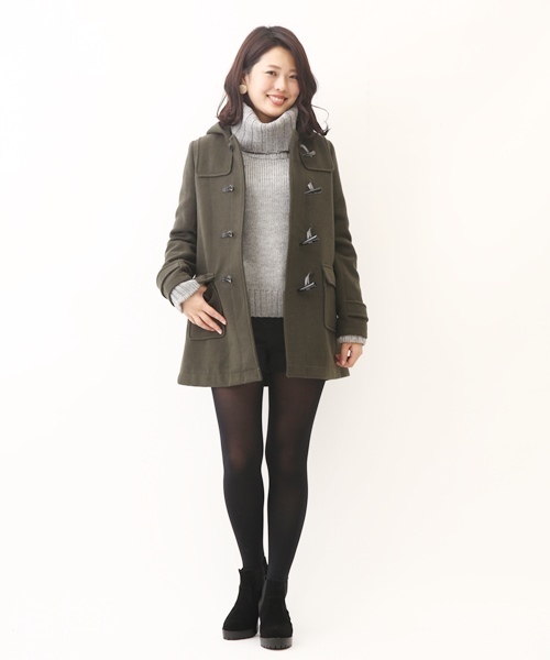 Chico（チコ）の「【who's who Chico】オフタートルニットプルオーバー（ニット/セーター・レディース・ホワイト/ブラック/グレー/ライトパープル・FREE）」の12枚目の写真