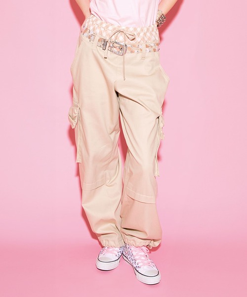 MILK(ミルク)の「ダブルウエスト パンツ(カーゴパンツ・レディース・B/C/A・FREE)」の1枚目の写真