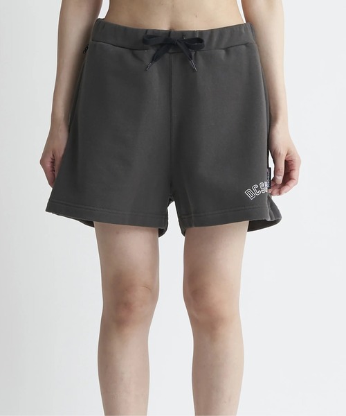 DC SHOES(ディーシーシューズ)の「24 WS FLEECE SHORT/DCスウェットショートパンツ(その他パンツ・レディース・グレー/ブラック/キナリ・SMALL)」の3枚目の写真