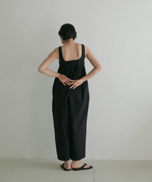 アンヌーク2025ss コットンギャザーサロペット38 anuke Cotton Gather Combinaison コットンギャザーコンビネゾン