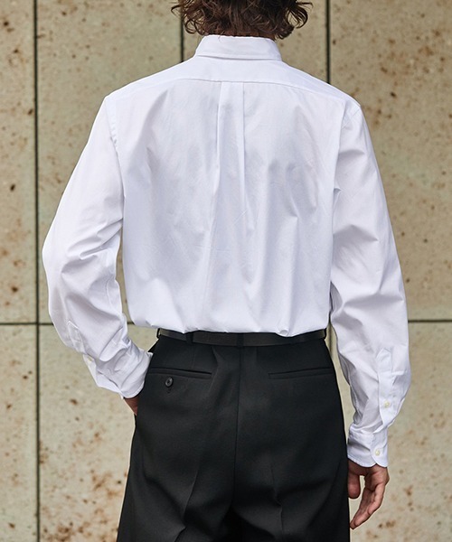 INDIVIDUALIZED SHIRTS（インディビジュアライズドシャツ）の「INDIVIDUALIZED SHIRTS / インディビジュアライズド シャツ：別注 L/S Poplin B.D shirts：ONLYARK-0-2050[MUS]（シャツ/ブラウス・メンズ・ホワイト・M）」の2枚目の写真