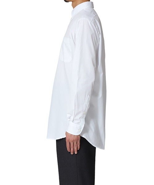 INDIVIDUALIZED SHIRTS（インディビジュアライズドシャツ）の「INDIVIDUALIZED SHIRTS / インディビジュアライズド シャツ：別注 L/S Poplin B.D shirts：ONLYARK-0-2050[MUS]（シャツ/ブラウス・メンズ・ホワイト・M）」の10枚目の写真