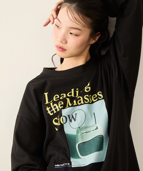 JUNRED(ジュンレッド)の「グラフィックロングスリーブプルオーバー(Tシャツ/カットソー・メンズ・ホワイト/ブラック・S/M/L)」の20枚目の写真