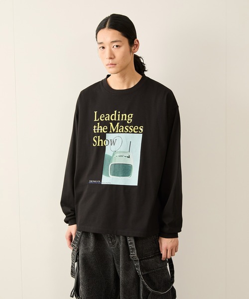 JUNRED(ジュンレッド)の「グラフィックロングスリーブプルオーバー(Tシャツ/カットソー・メンズ・ホワイト/ブラック・S/M/L)」の17枚目の写真