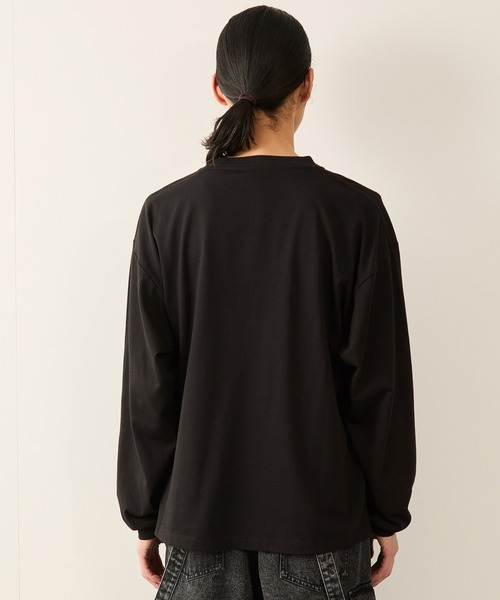 JUNRED(ジュンレッド)の「グラフィックロングスリーブプルオーバー(Tシャツ/カットソー・メンズ・ホワイト/ブラック・S/M/L)」の8枚目の写真