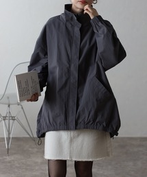 Fizz（フィズ）の「ゆったりスタンドカラーブルゾン（ナイロンジャケット）」