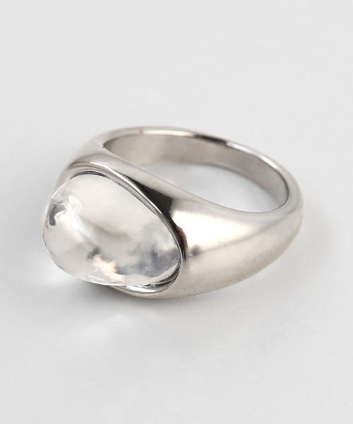 select MOCA（セレクトモカ）の「クリアシェイプリング（リング・レディース・ゴールド/シルバー・FREE）」の6枚目の写真