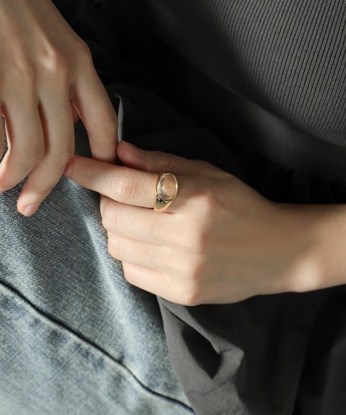 select MOCA（セレクトモカ）の「クリアシェイプリング（リング・レディース・ゴールド/シルバー・FREE）」の13枚目の写真