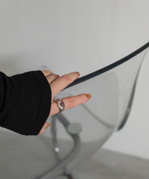 select MOCA（セレクトモカ）の「クリアシェイプリング（リング・レディース・ゴールド/シルバー・FREE）」の3枚目の写真