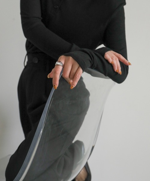 select MOCA（セレクトモカ）の「クリアシェイプリング（リング・レディース・ゴールド/シルバー・FREE）」の9枚目の写真