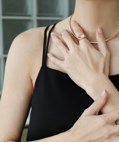 select MOCA（セレクトモカ）の「クリアシェイプリング（リング・レディース・ゴールド/シルバー・FREE）」の20枚目の写真