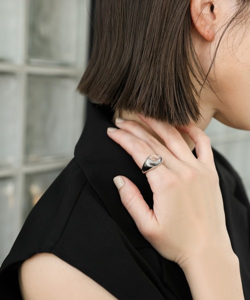 select MOCA（セレクトモカ）の「クリアシェイプリング（リング・レディース・ゴールド/シルバー・FREE）」の15枚目の写真